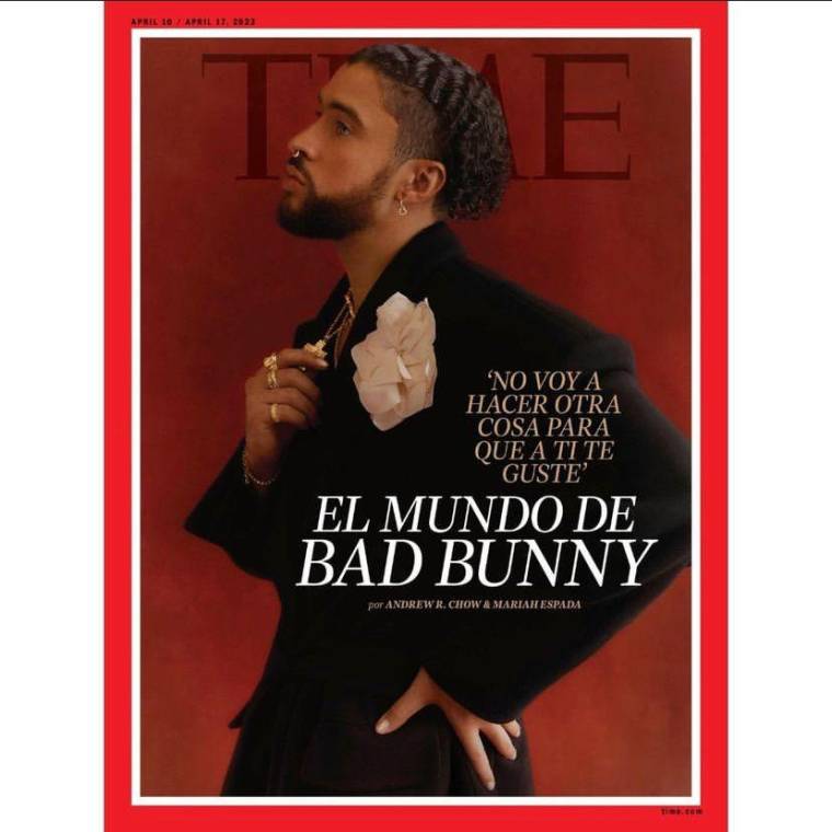 Benito Antonio Martínez Ocasio, más conocido como Bad Bunny, se convierte en un icono mundial de la cultura pop por protagonizar la nueva edición de la revista TIME, que por primera vez en 100 años tiene en su portada un título en español “El mundo de Bad Bunny”. Por eso, aquí te dejamos los mensajes más revelantes que dejó el cantante en esta entrevista exclusiva.