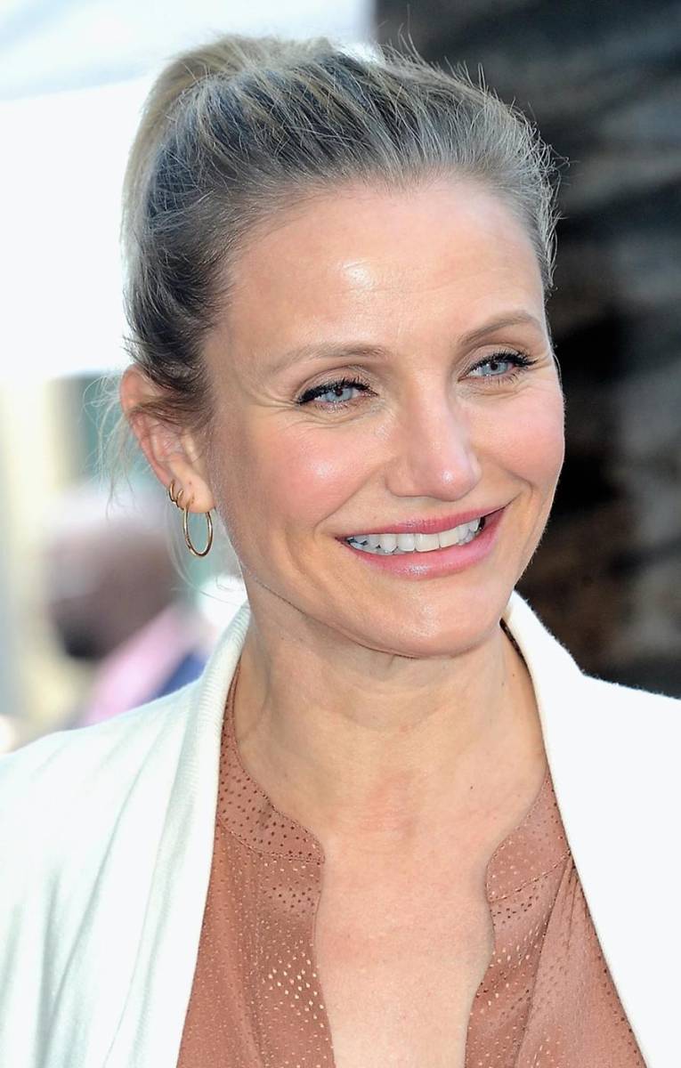 Cameron Diaz le dijo : “he intentado el bBotox antes, cambió mi rostro de una manera tan extraña que dije: ‘No, no quiero,no me gusta ... Prefiero ver mi rostro envejecer que un rostro que no me pertenece en absoluto.