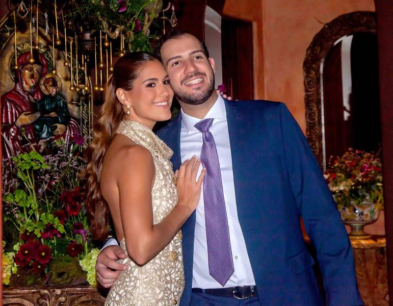 La boda civil de Carlos Simán y Marcela Andonie