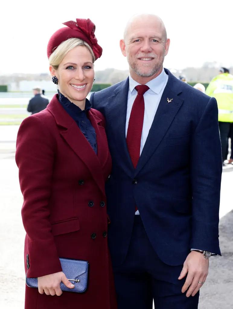 La hija de la princesa Ana, Zara y su esposo Mike Tindall