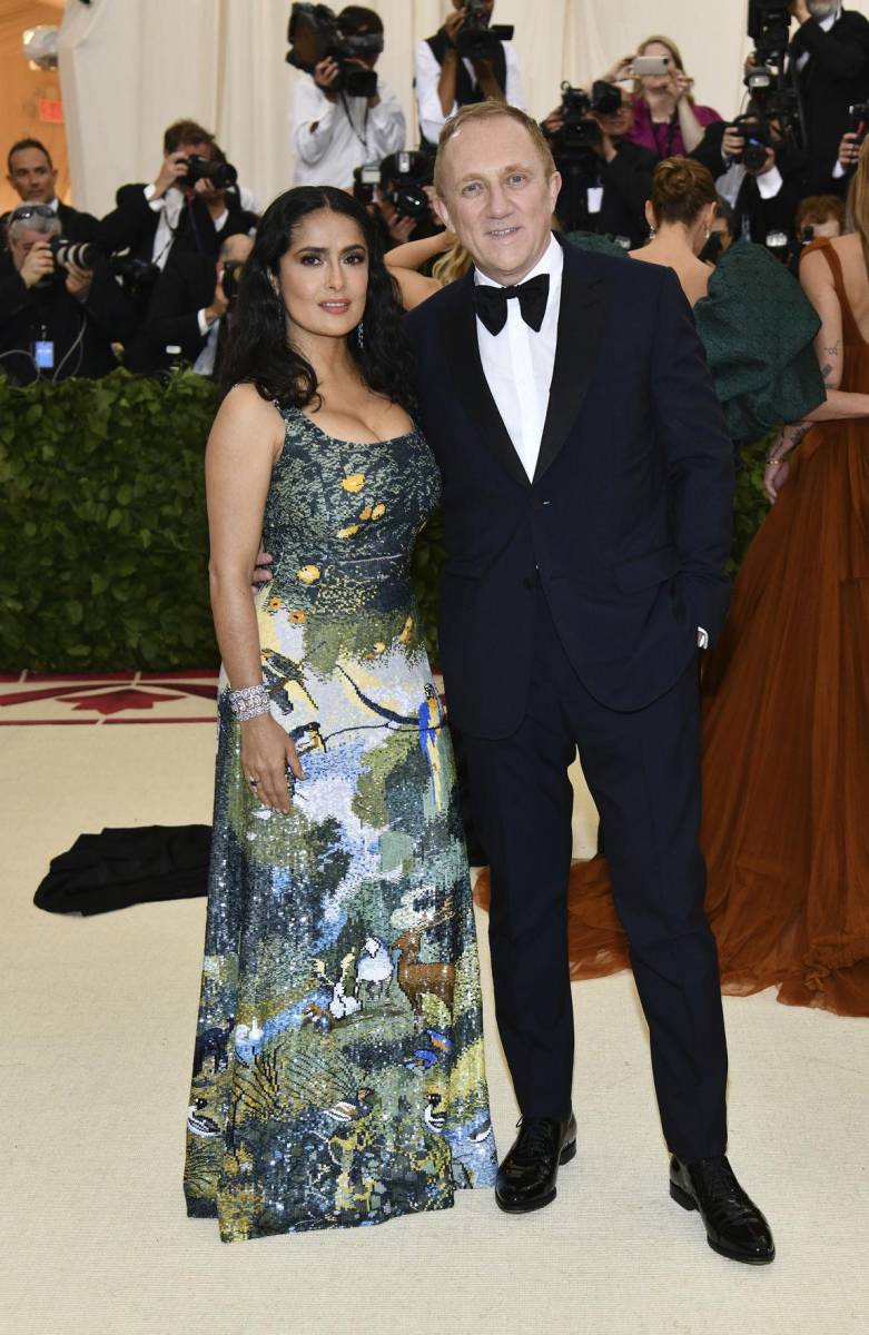 Salma Hayek y Francois Pinault. Fortuna: 7.1 mil millones de dólares.