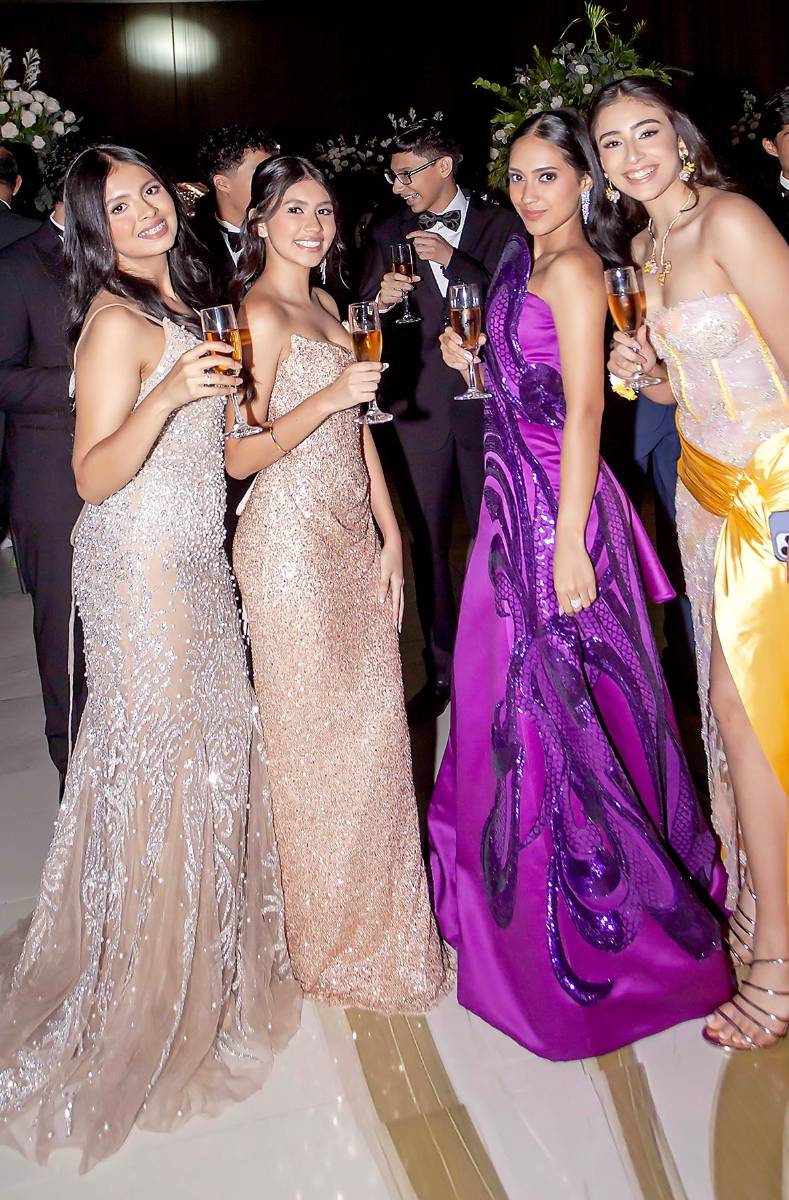 Ashley Matehu, Sofía Rodríguez, Fátima Palao y Nohelia Pacheco. 