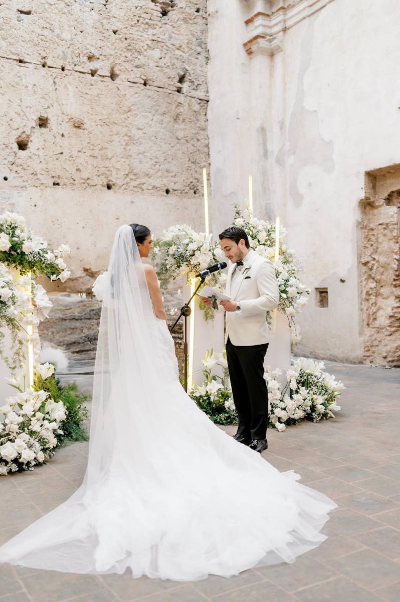 Boda eclesiástica de Joana Bandy y Aldo Lanzas