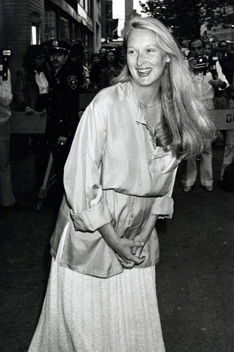 Meryl Streep en la premiere de The Seduction Of Joe Tynan, 1979.