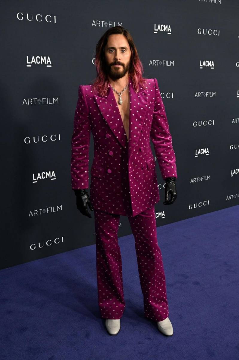 Jared Leto en Gucci.
