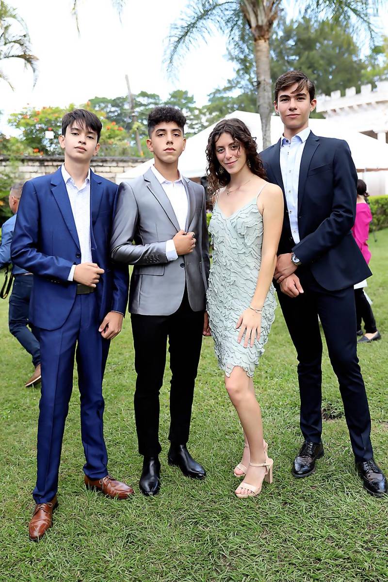 Erick Hernández, Diego Rosales, Sara de Zordo y Sergio Miranda