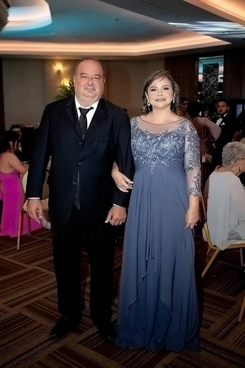 Los padres del novio, Shibly Bandy y Marisol Vivas