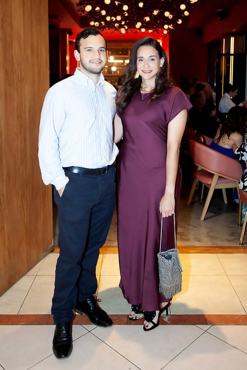 Peter Gerber y Belén Andonie.