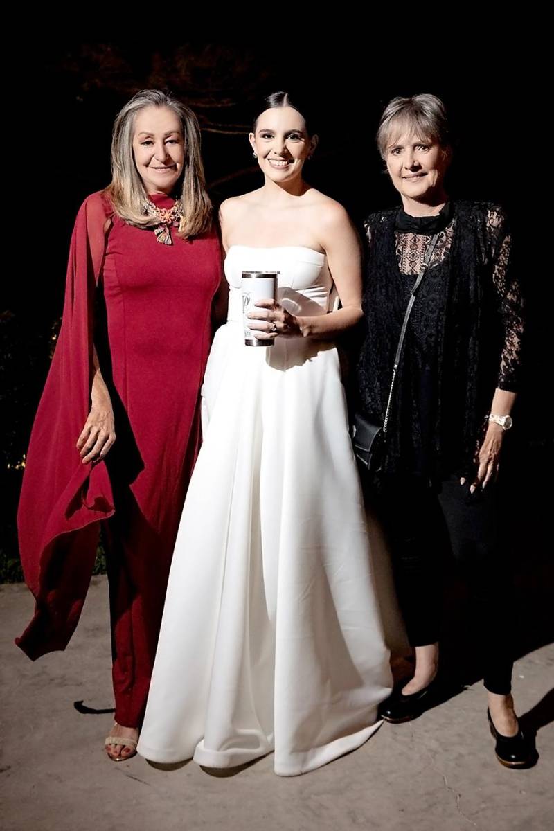 Esperanza Herrera, Andrea Pedemonte y Daniela Lagrenade