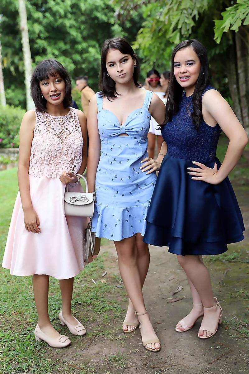Sara Euceda, Isabella Garay y Monica Zavala