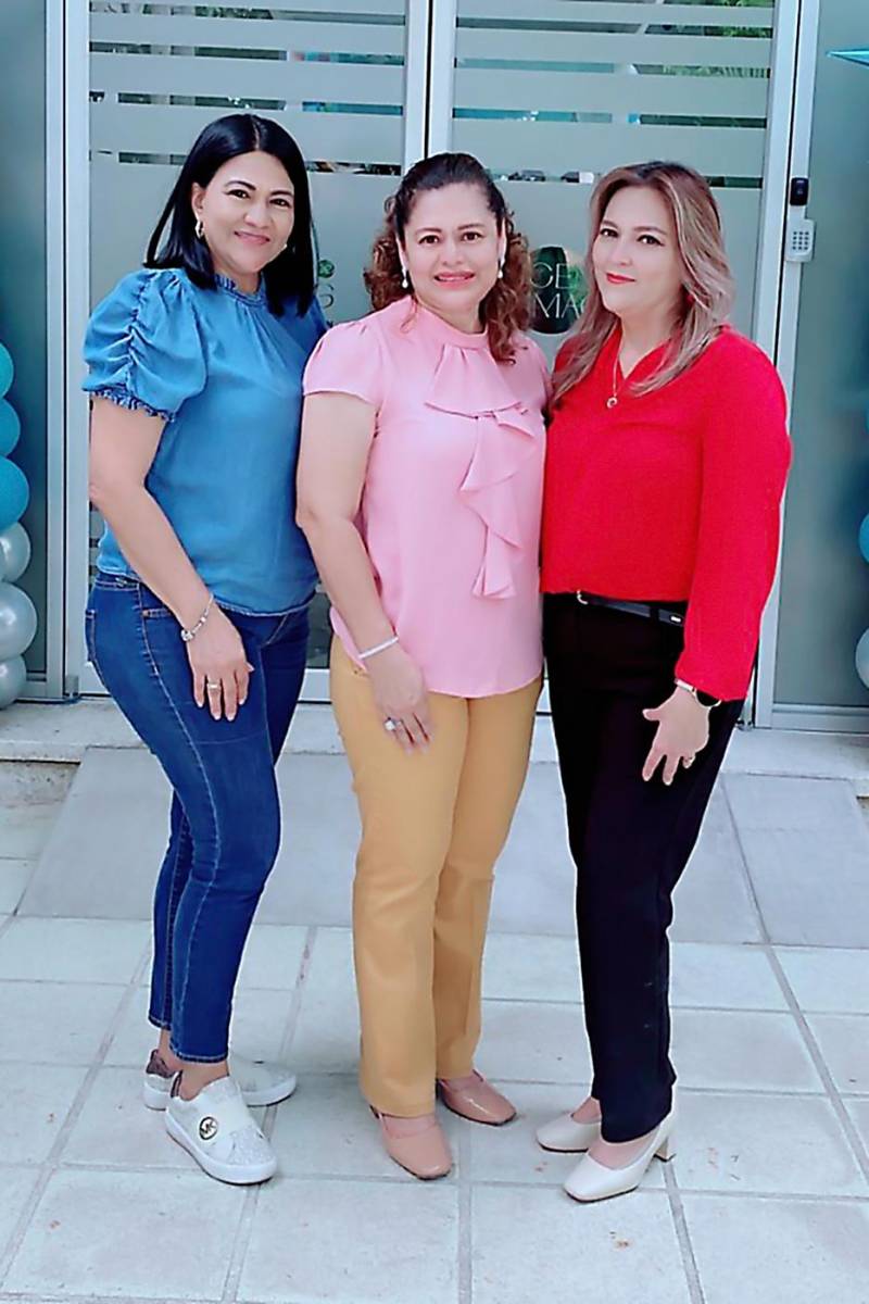 Aracely Díaz, Amalia Alachán y Josset Ordoñez