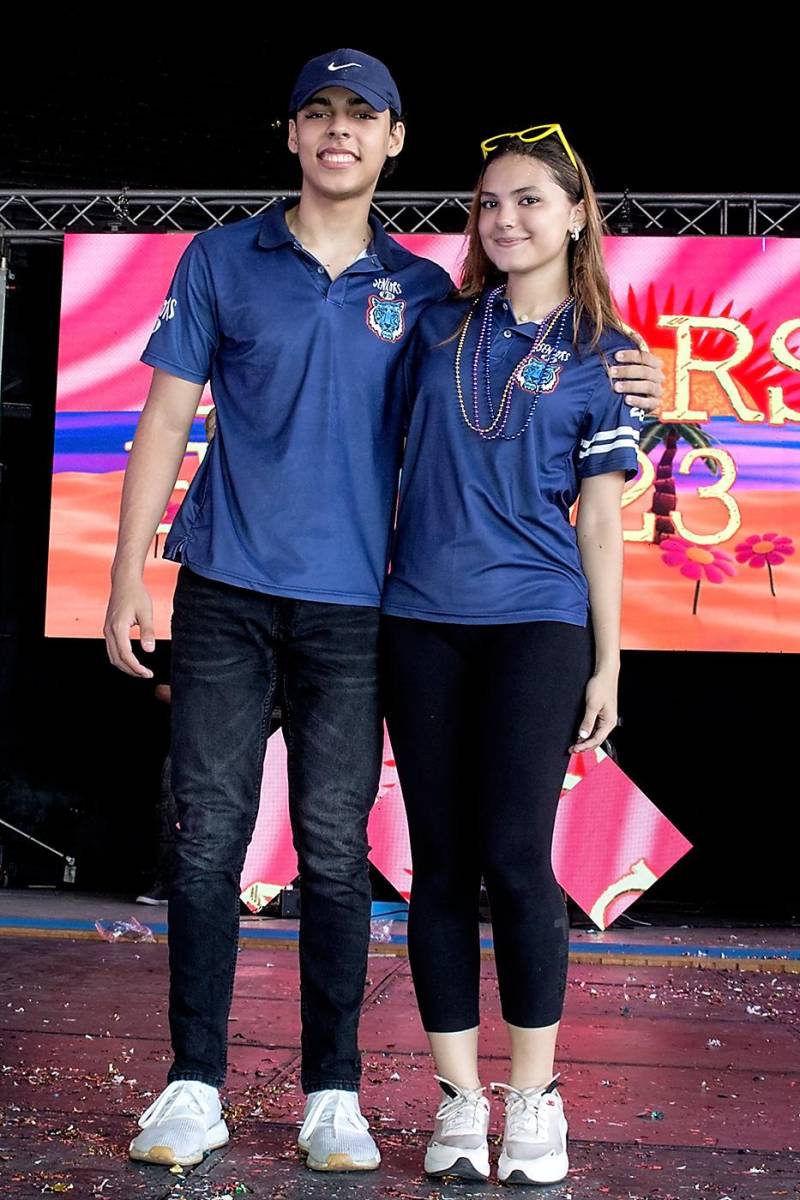 Andre Flores y Karla María Castro.