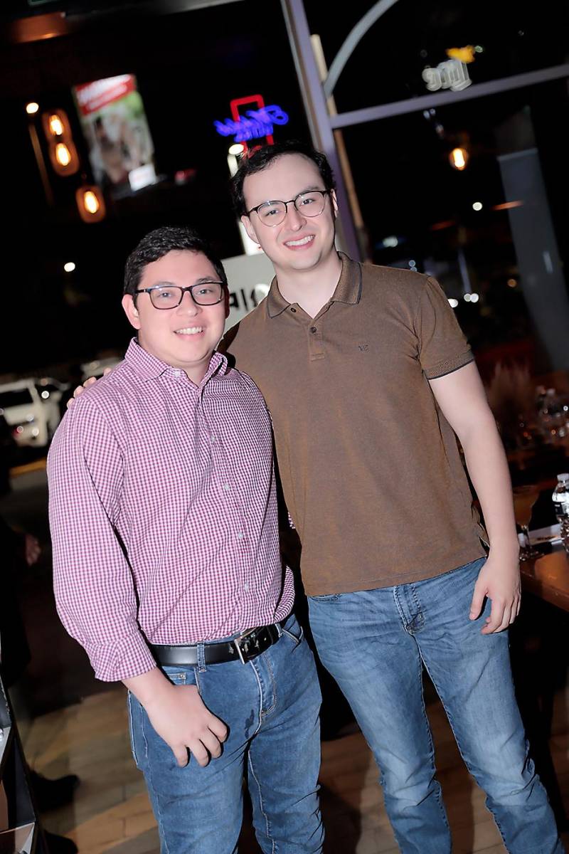 Óscar Solis y Gustavo Raudales. 