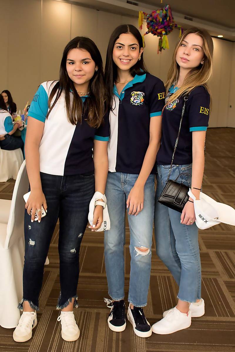 Lucía Ferrera, Fabiana Yacaman y Kristina Millensted.