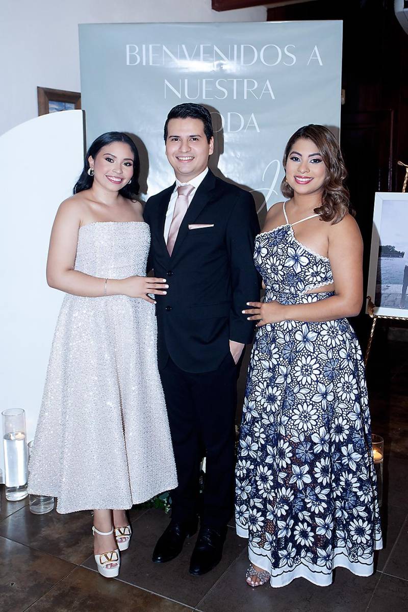 María José Fuentes, Neptali Pineda y Jaymi Sosa.