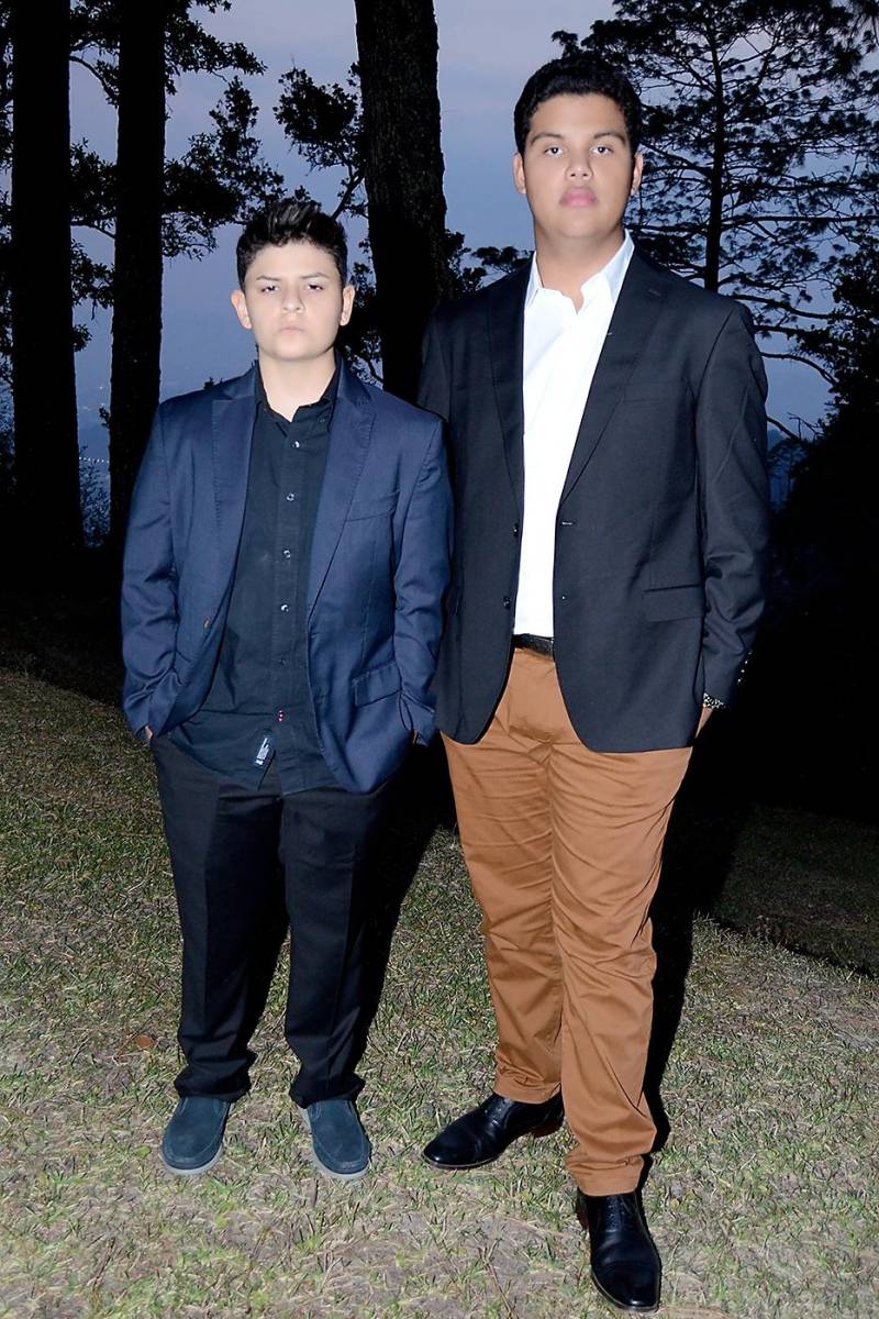 Sofía Valladares y Juan Pablo Andino.