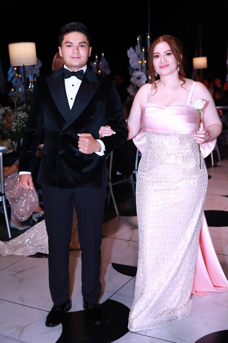 Medardo Sabillón y Lorena Medina. 