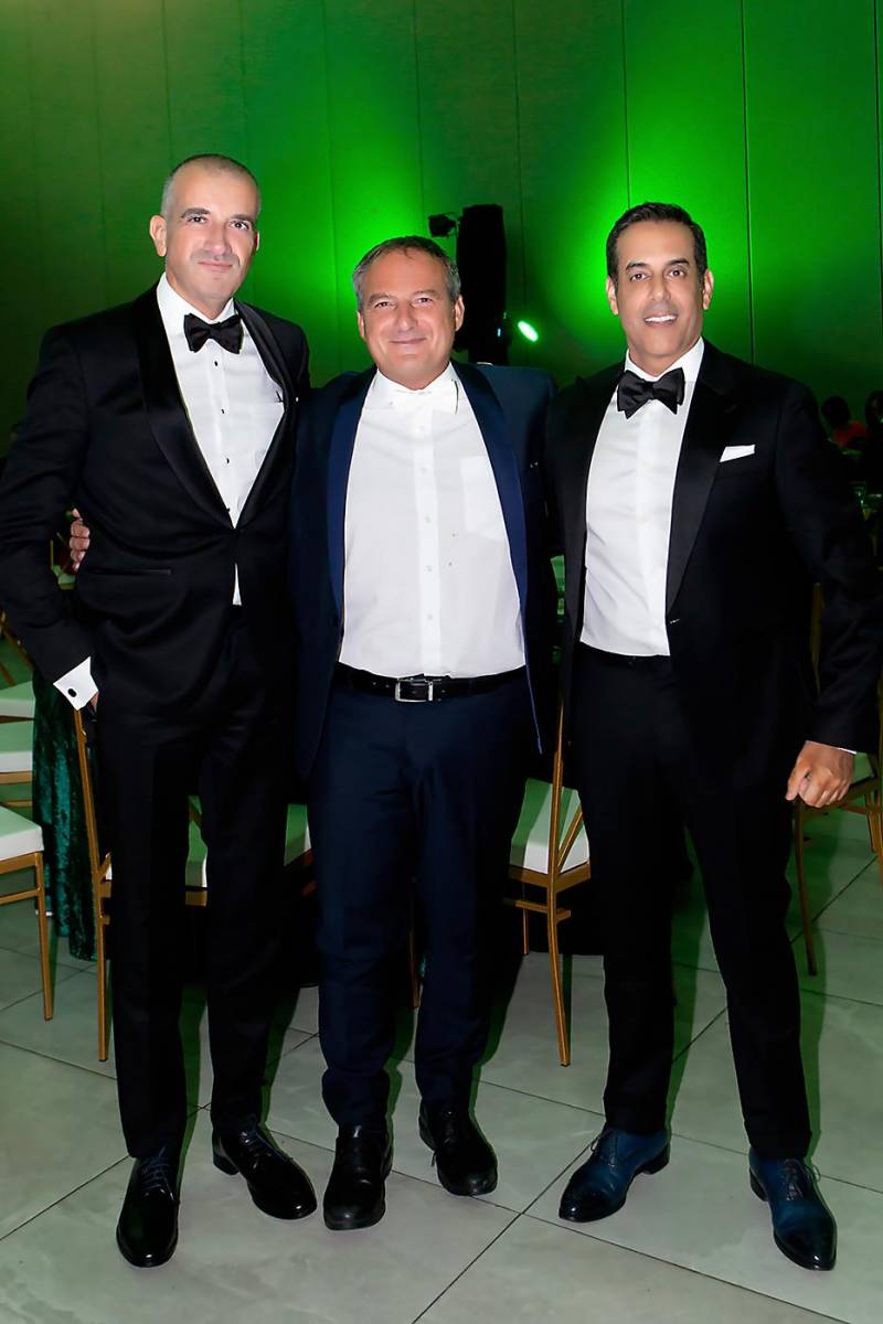 Emmanouil Kafatos, Niko Grigoriadis y Ami Orkaby.