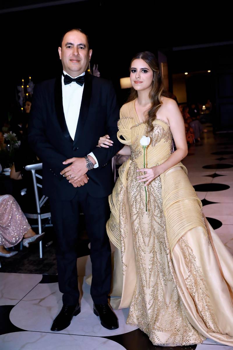 Valentina Betancourt y su padre Vladimir Betancourt.