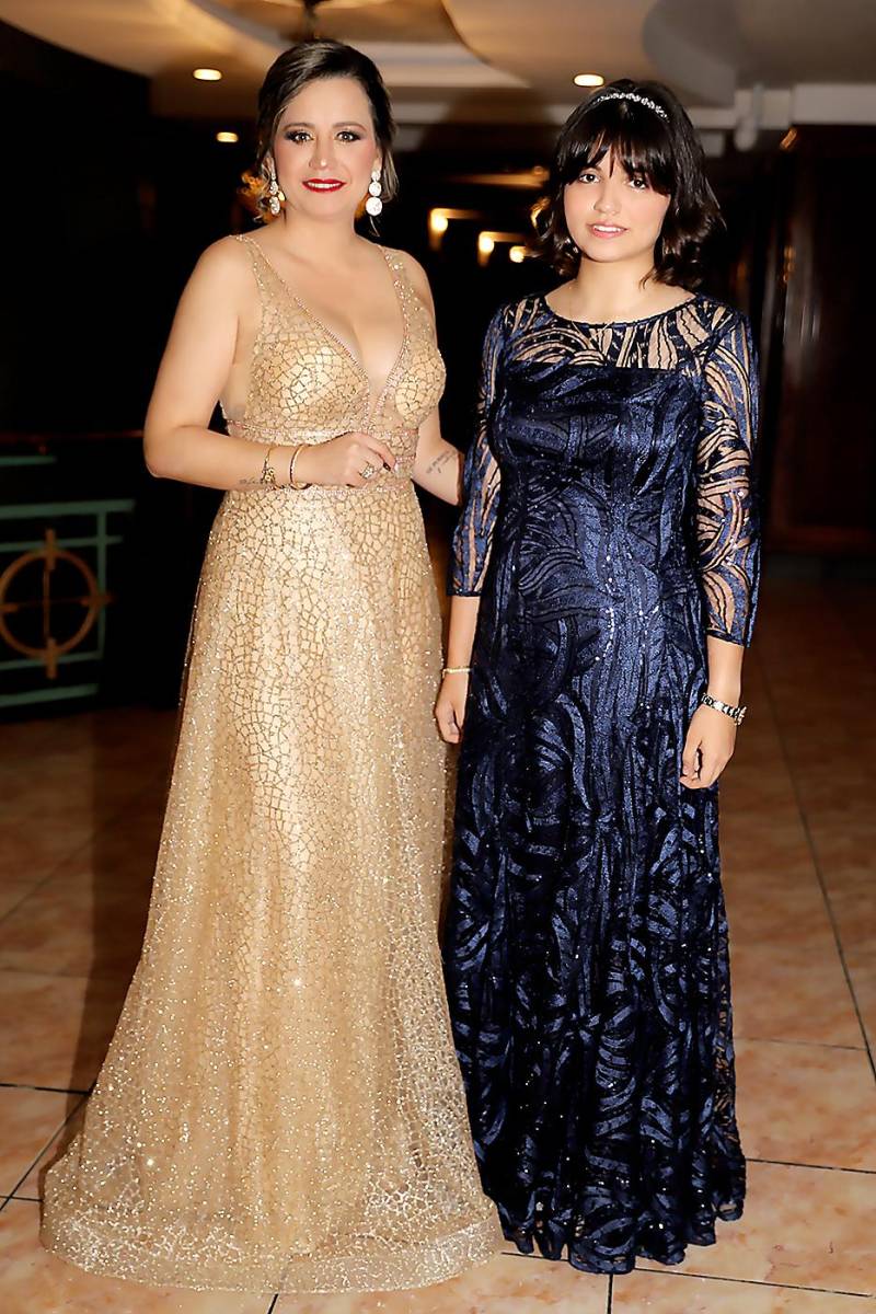 Flavia Argüelles y Antonella Florentino Argüelle