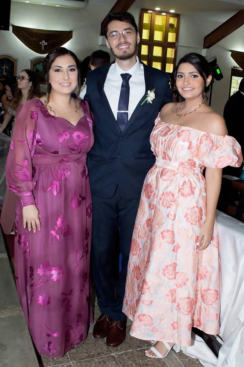 Francis Handal con Jose y Carmen Icaza