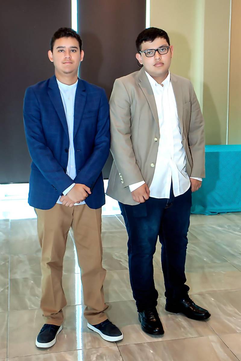 Bryan Banegas y Kevin Solorzano.