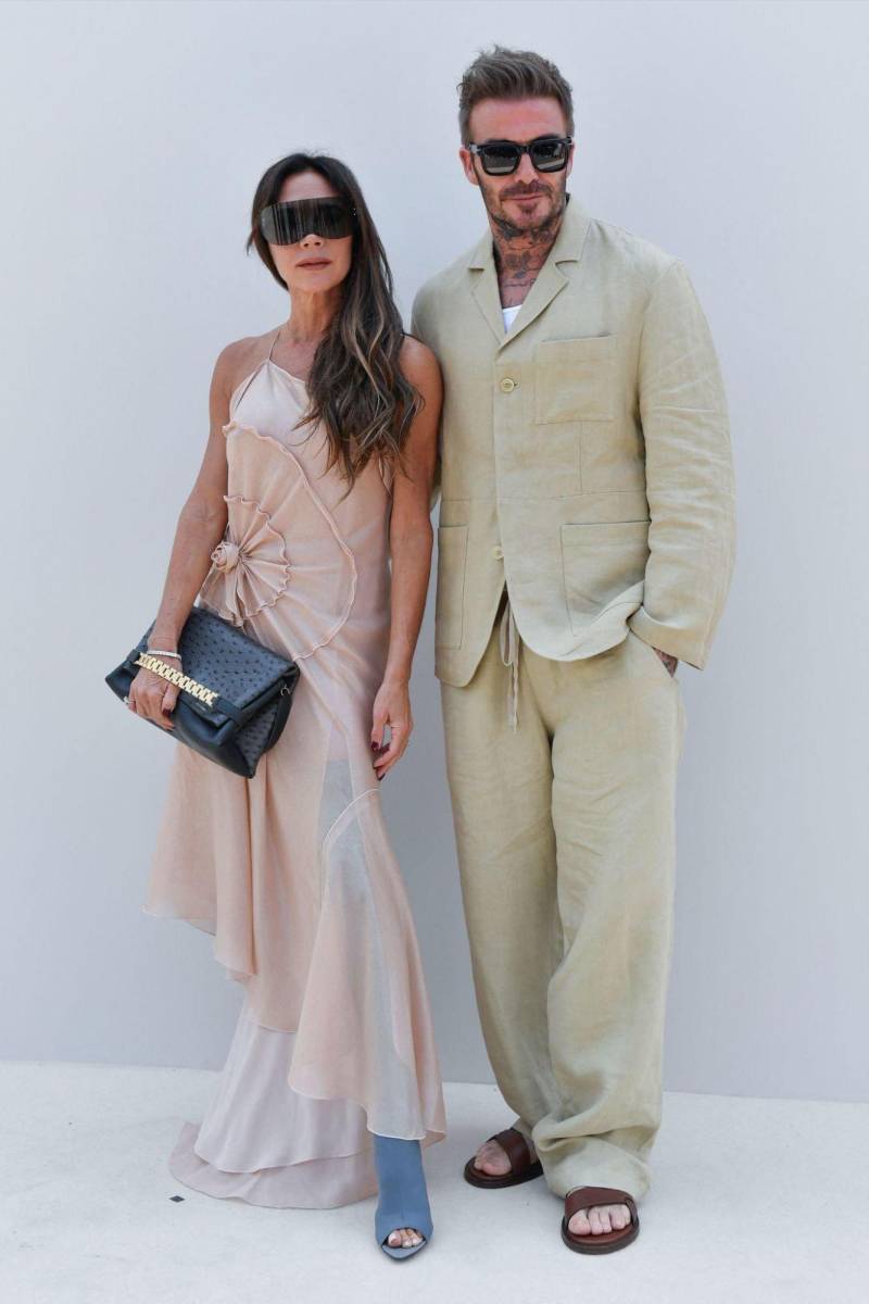 Victoria y David Beckham.
