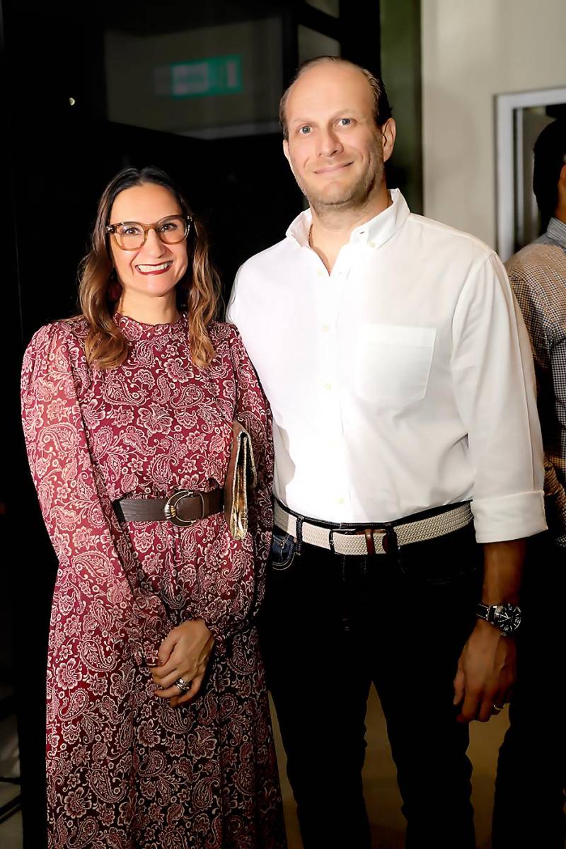 Elisa Castañeda y Fernando Fortín.