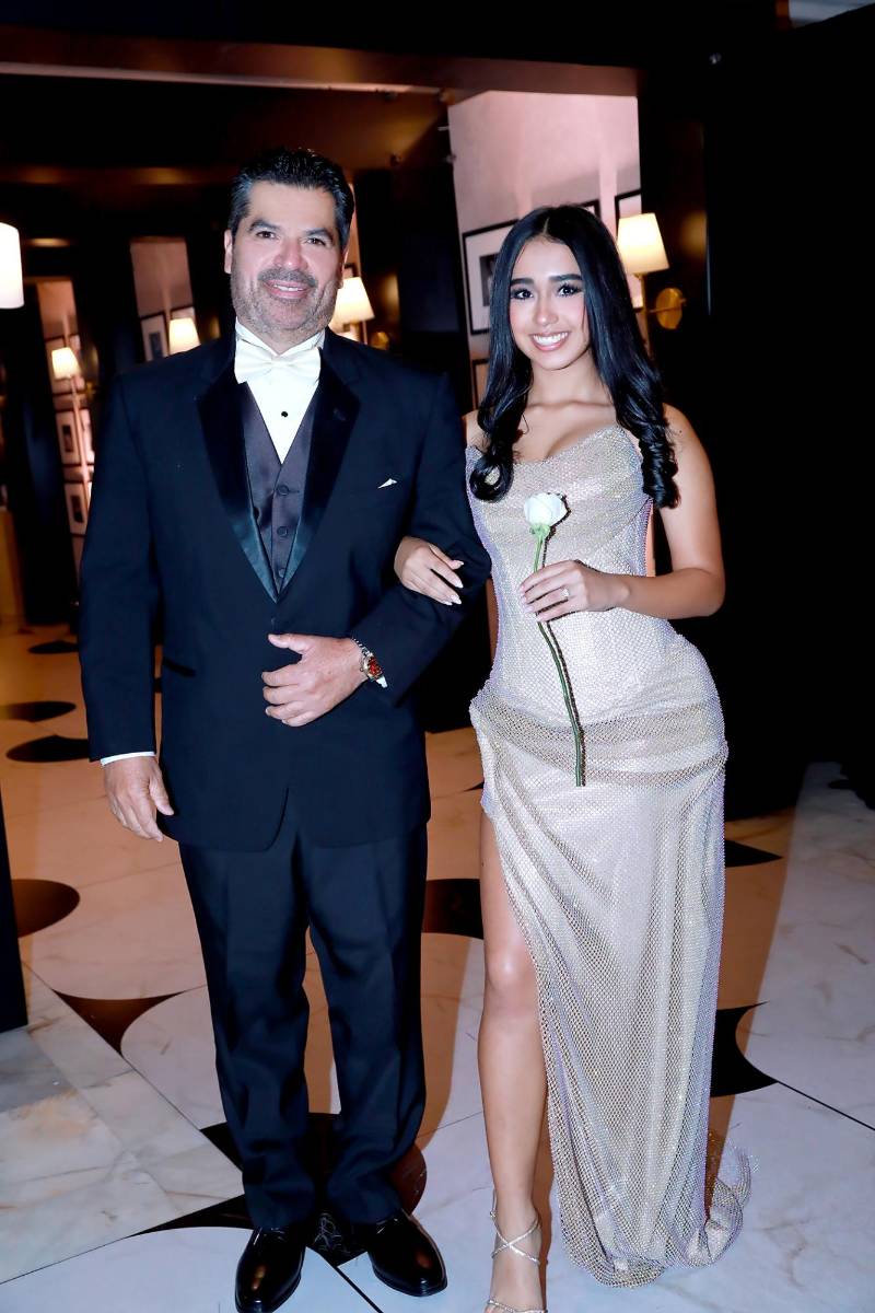 Valeria Ávila y su padre Franklin Rojas. 