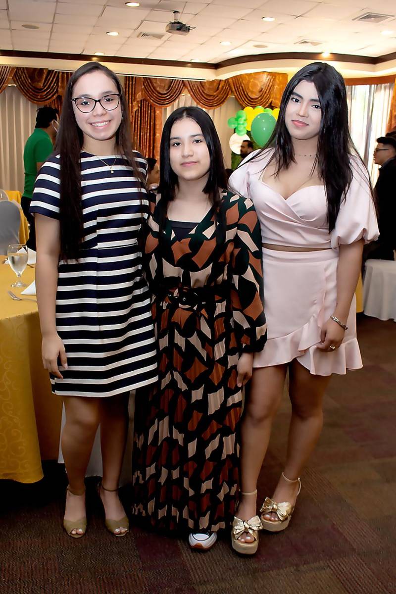 Daniela Cabrera, Ruth Pérez y Lauren Molina.