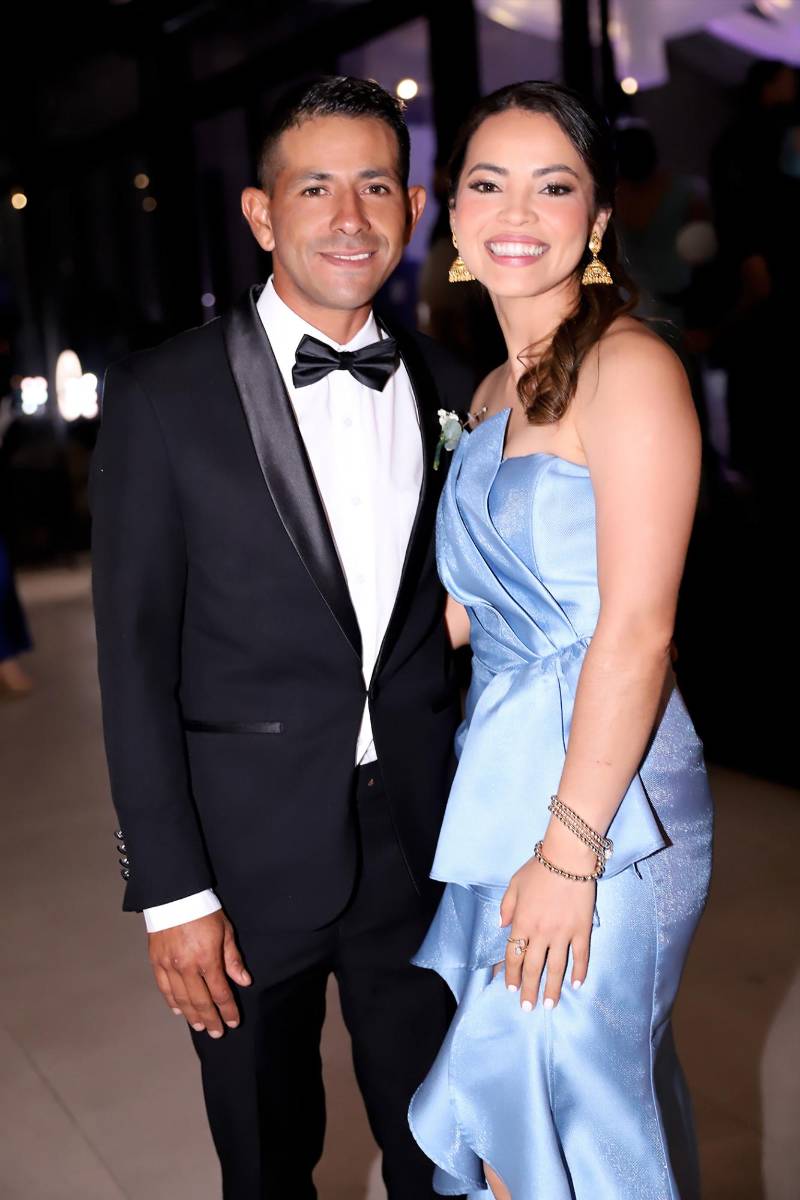 Alessandro Perdomo y Nicole Sosa.