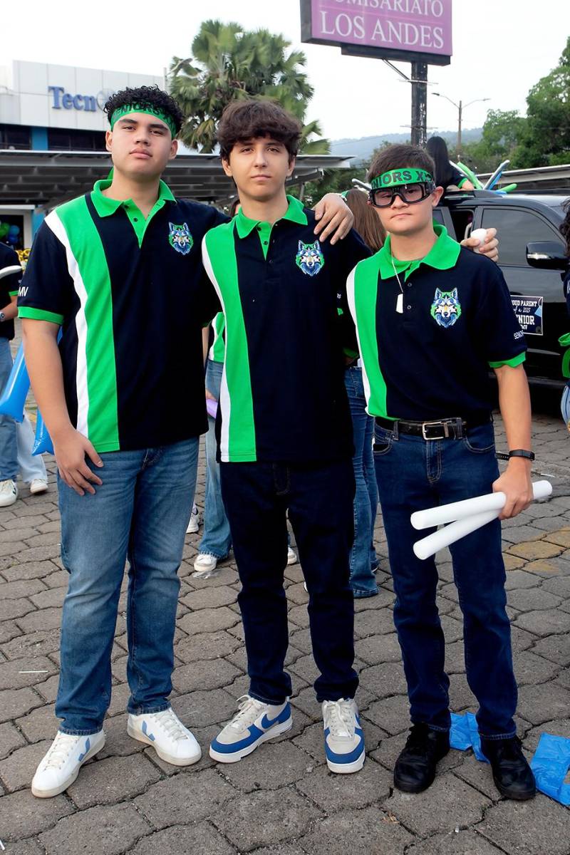 Mario Cruz, Emerson Bonilla y Jorge García.