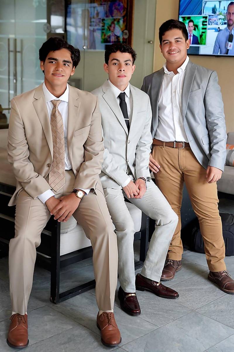 Abner Barahona, Alvar Maldonado y Diego Elvir