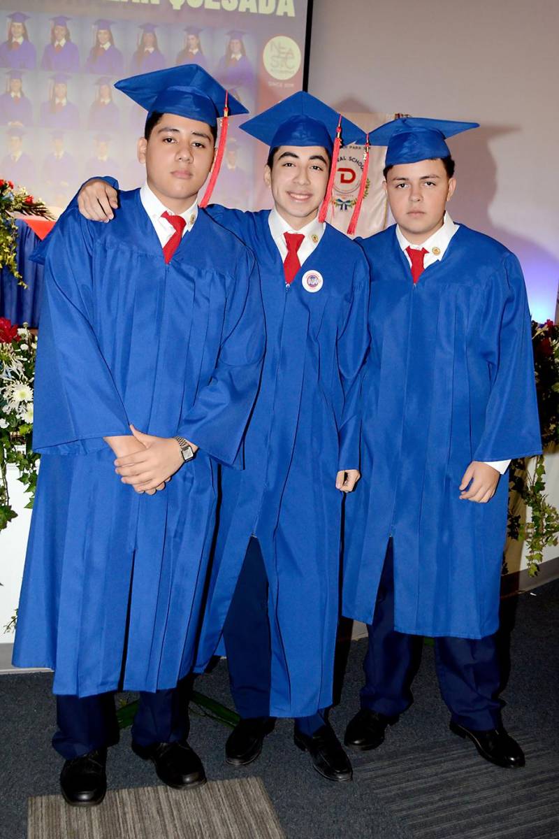 José Guillermo Tahay, Jimmy Lanza y Kennet Durón.