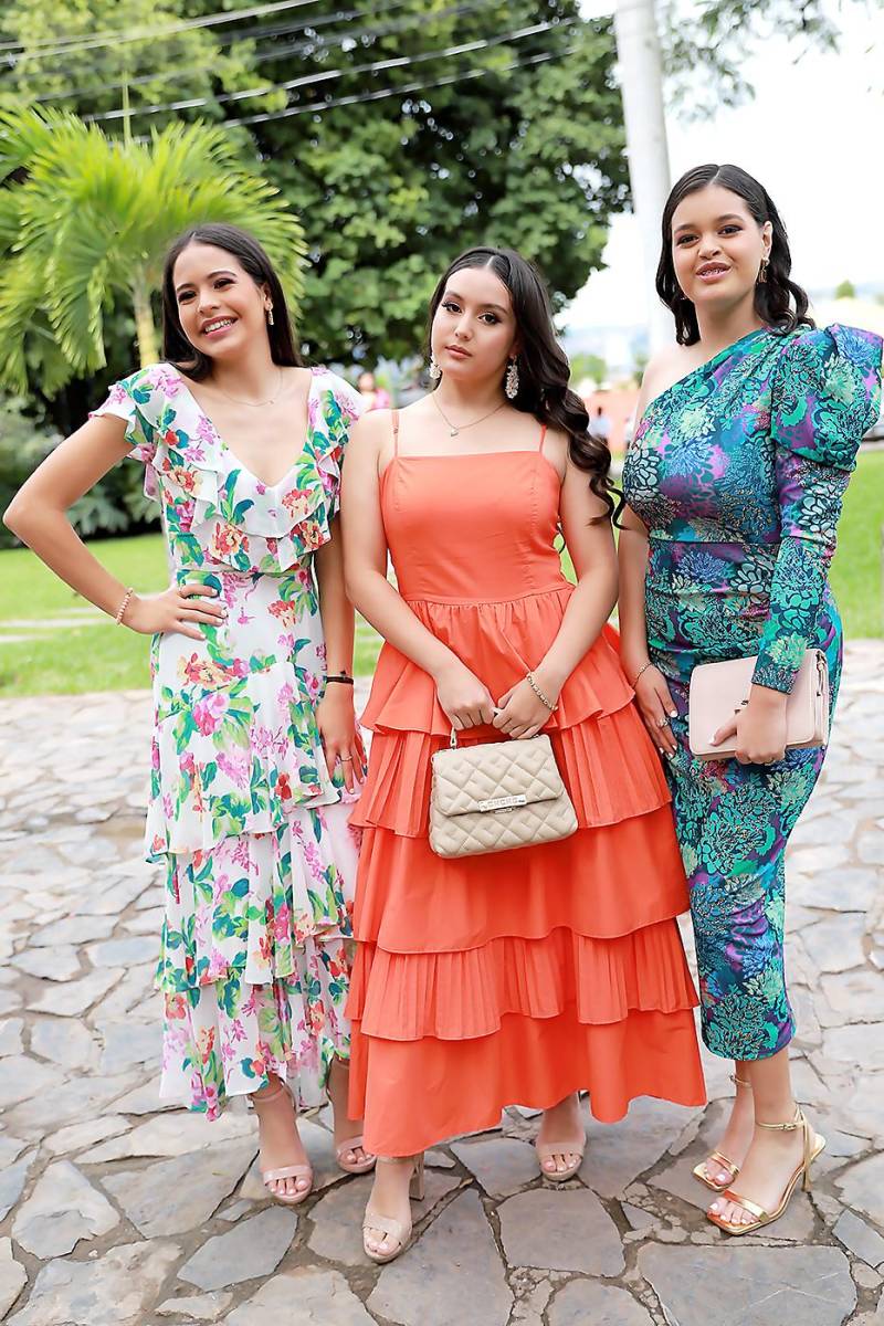 Andrea García, Valentina Castro y Andrea Madero.