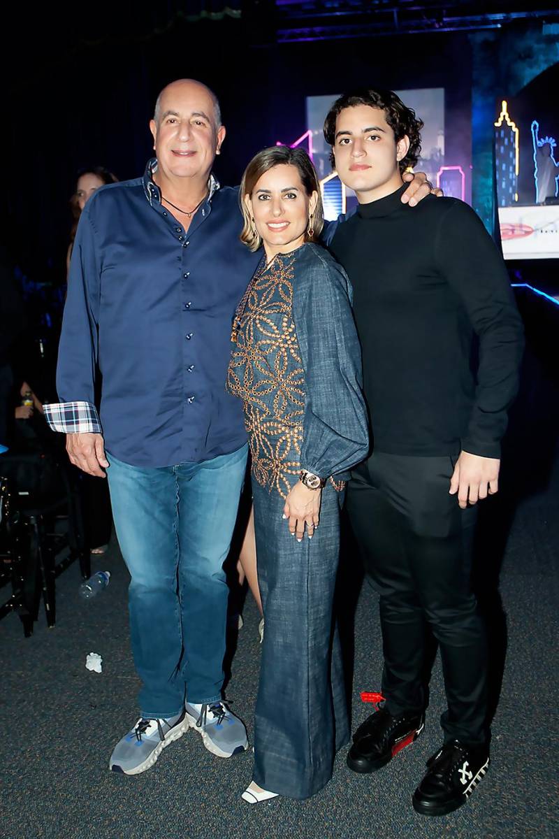 Taufic, Ericka y Rodrigo Andonie.