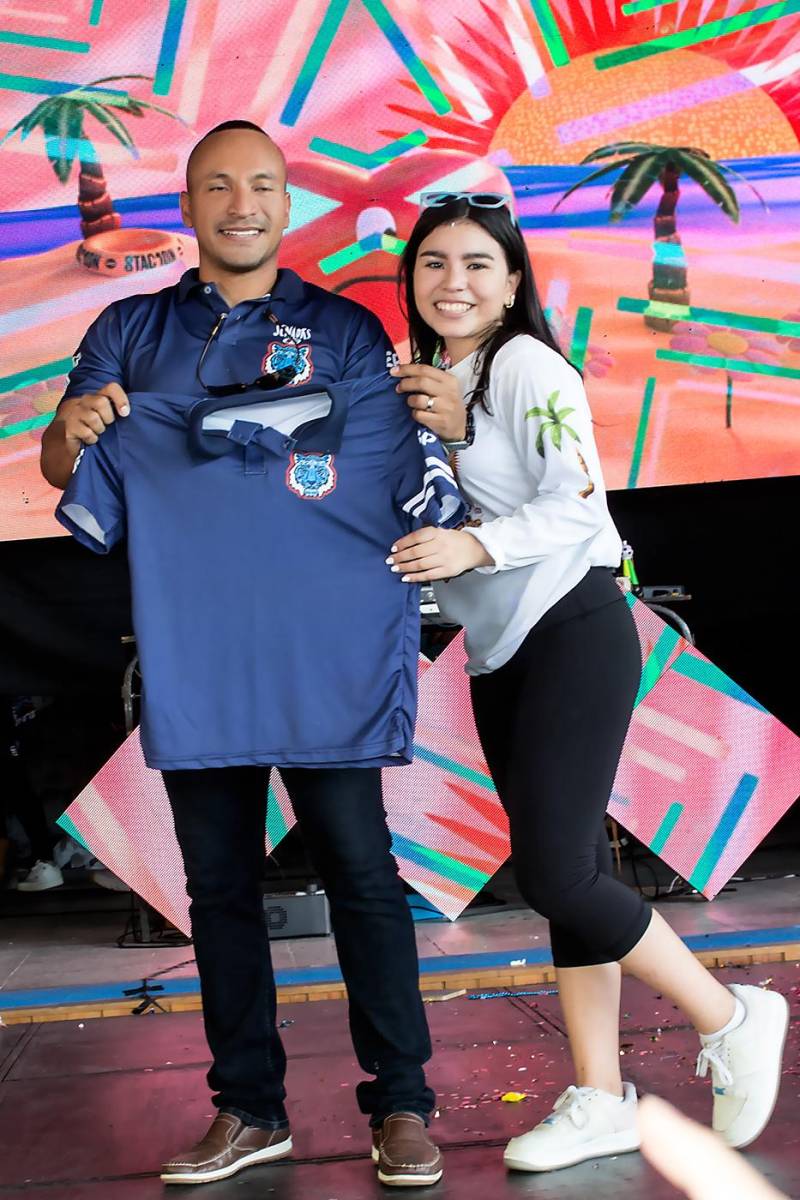José Roque y Camila Roque.