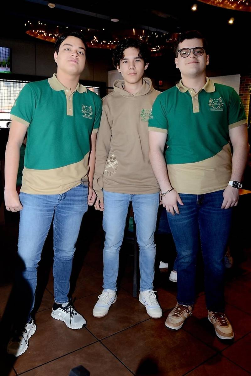Leonardo Deras, Daniel Rivera y José Miguel Hernández.