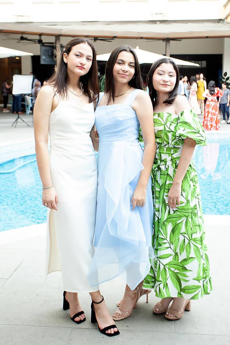 Joseline Gáleas, Isabella Membreño y María Melgar