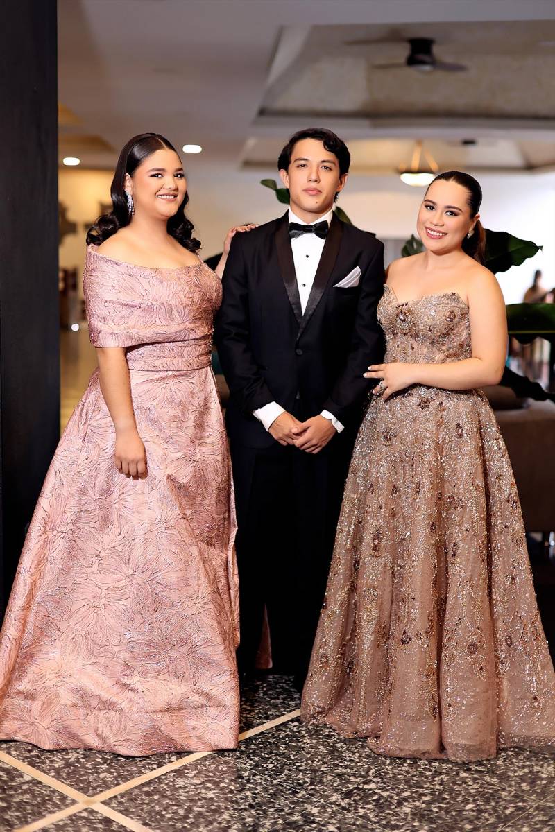 Alana Barahona, Roberto Rivera y Angélica Chinchilla. 