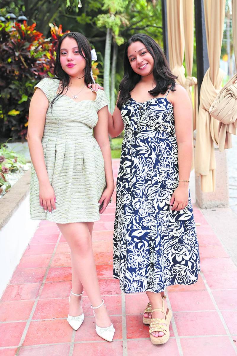 Emily Hernández y Nathaly Valeria Díaz Cerrato