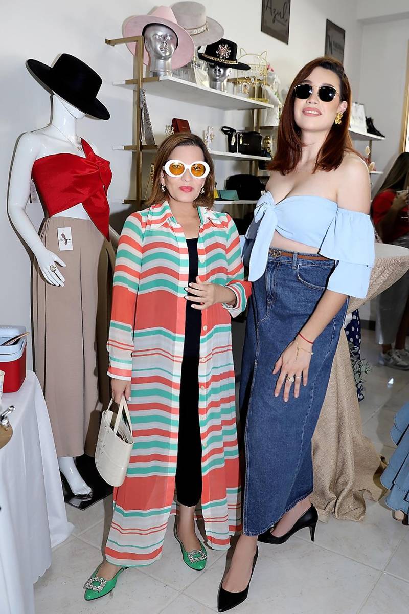 Blanca Bendeck y Gabriela Puerto. 