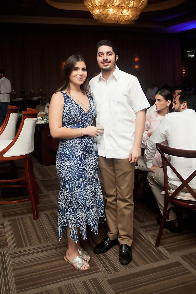 Soad Boadla y Diego Canahuati.