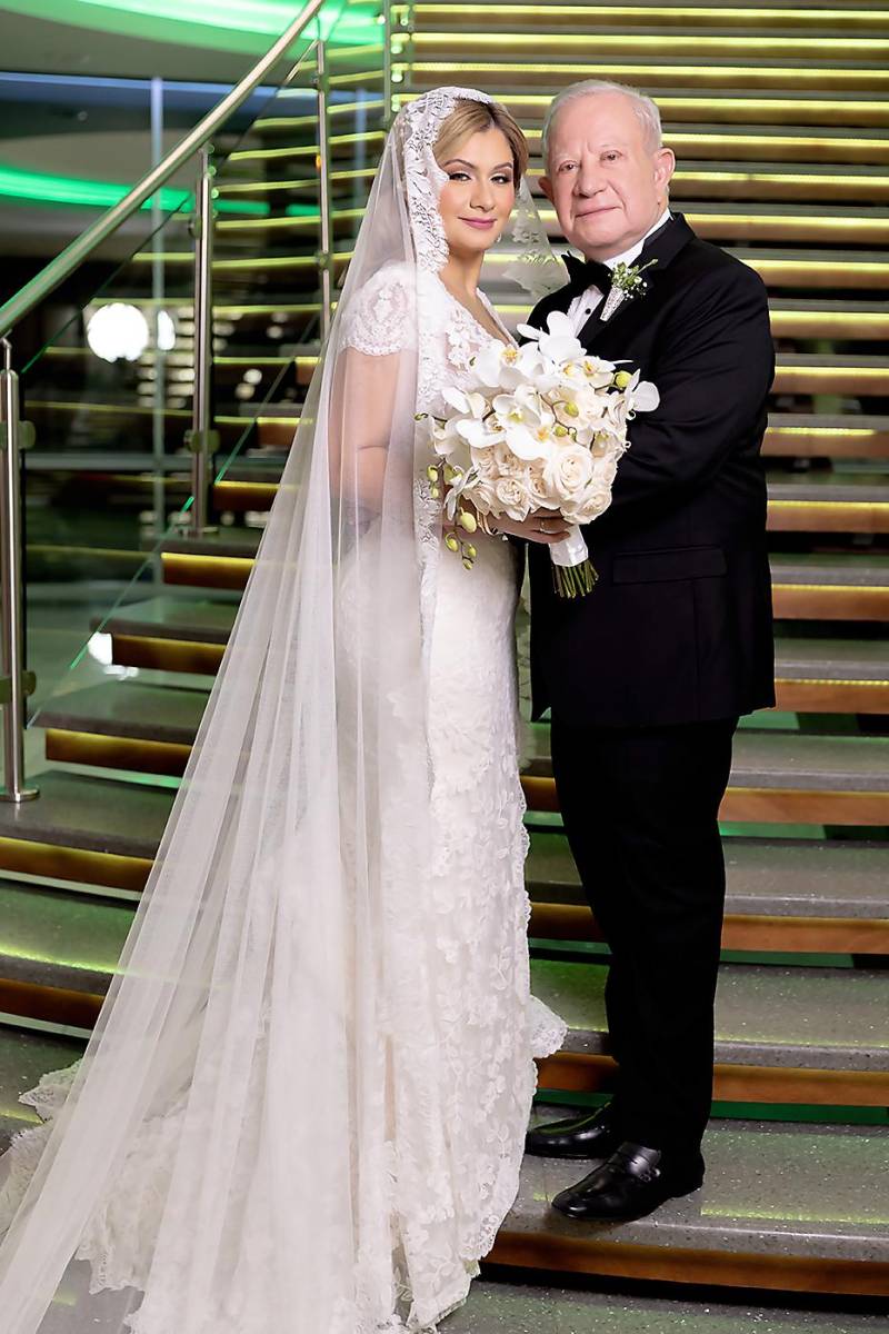 Emma Mejía y su amado esposo Roger Valladares.
