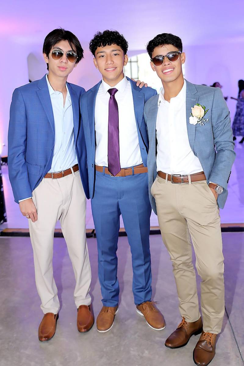 Gavin Alvarado, Emilio Vásquez y Diego Guevara.