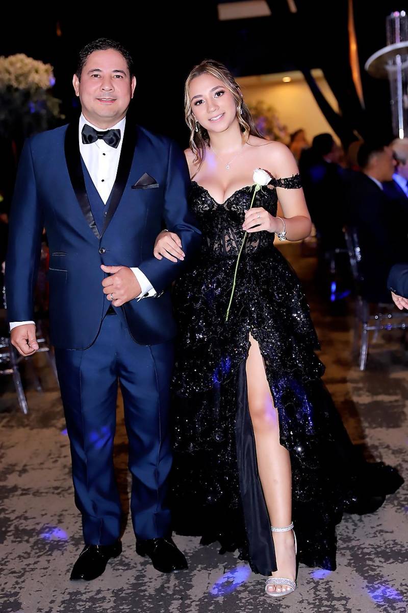 Roy Calderón y su hija Génesis