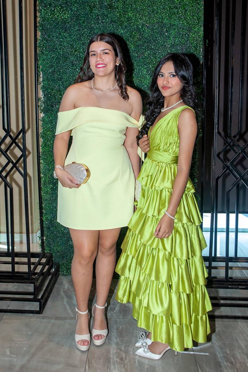 Marcela López e Isabela Ortiz.