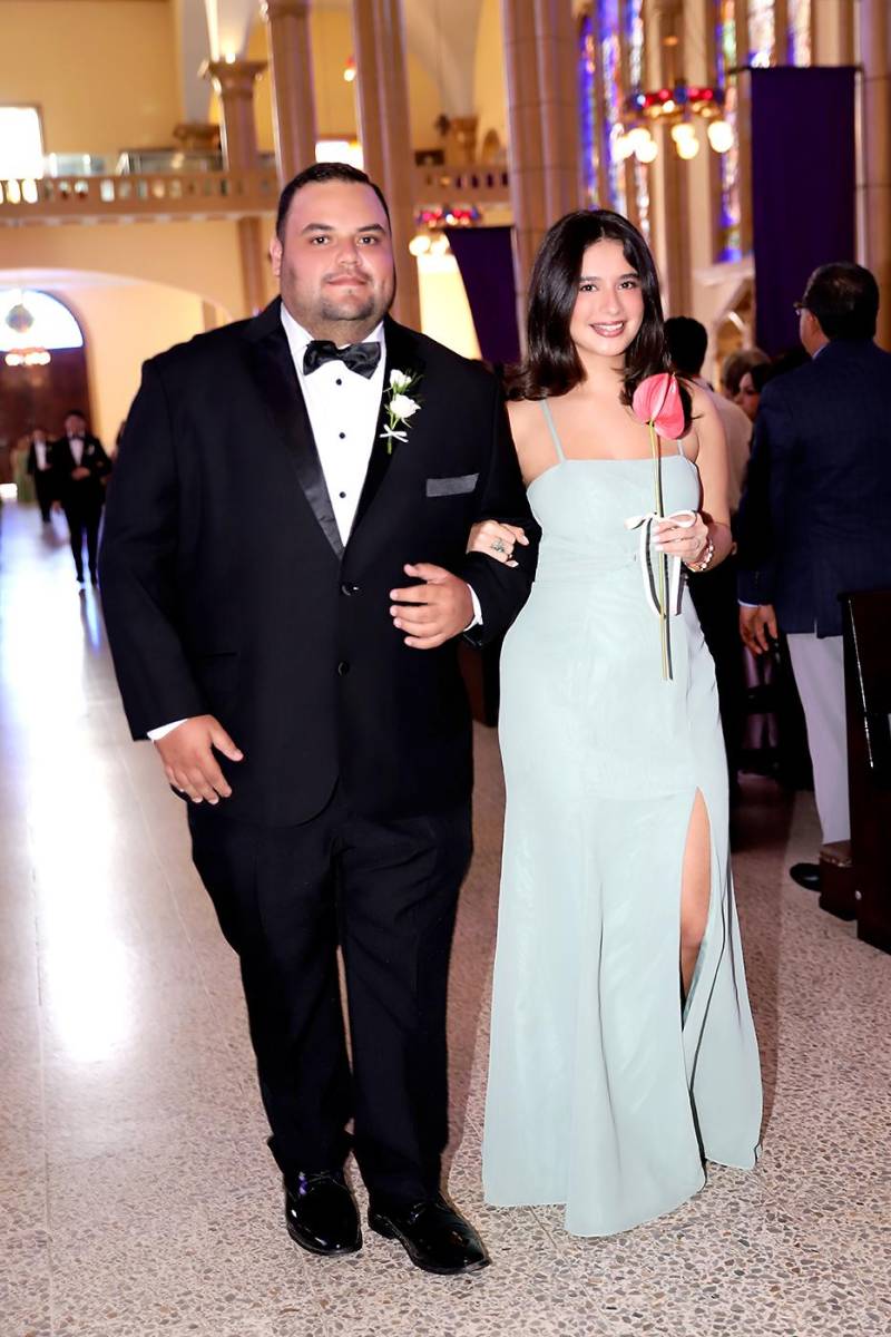Cesar Quezada y Valeria Canahuati