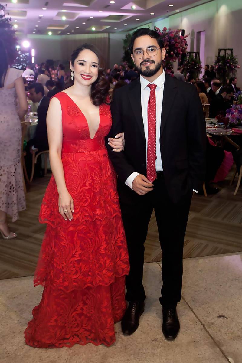 Velia Núñez y José Daniel Tabora.