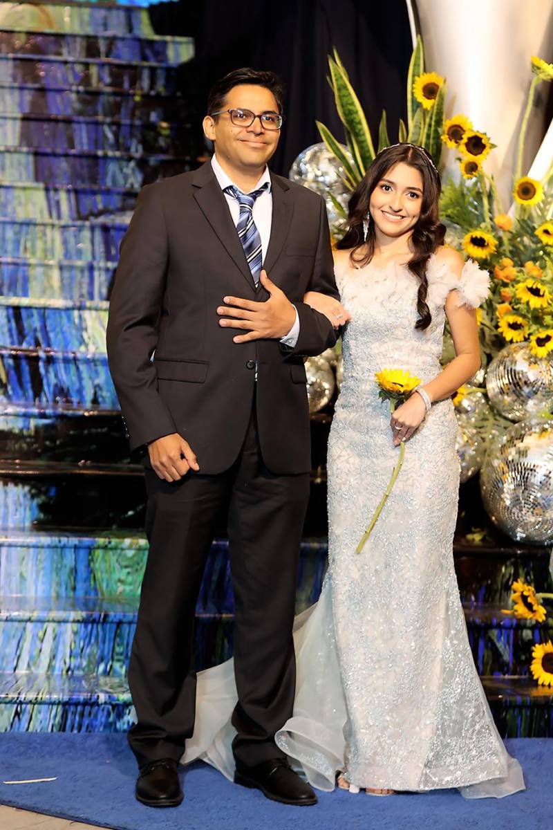 Iván y Angie Meza.